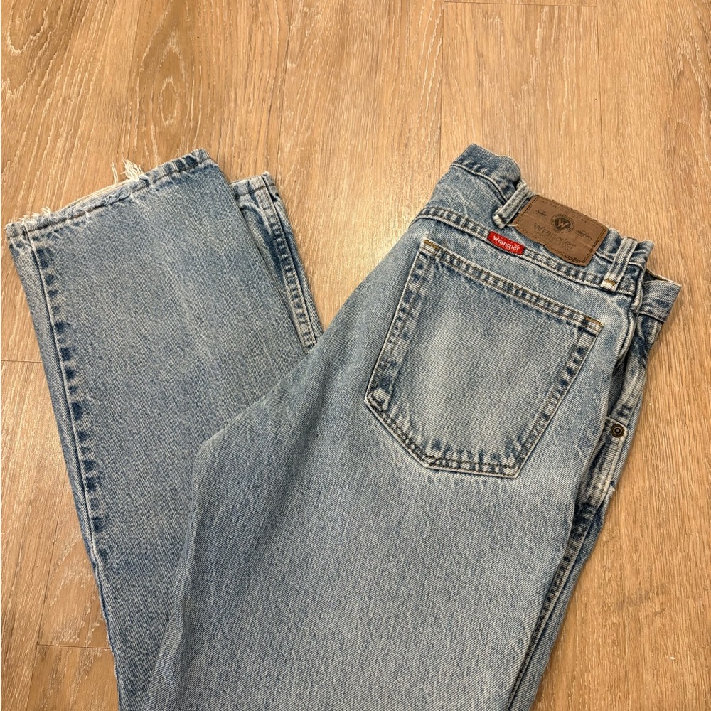 Wrangler Light Blue Straight-Leg Men's Jeans